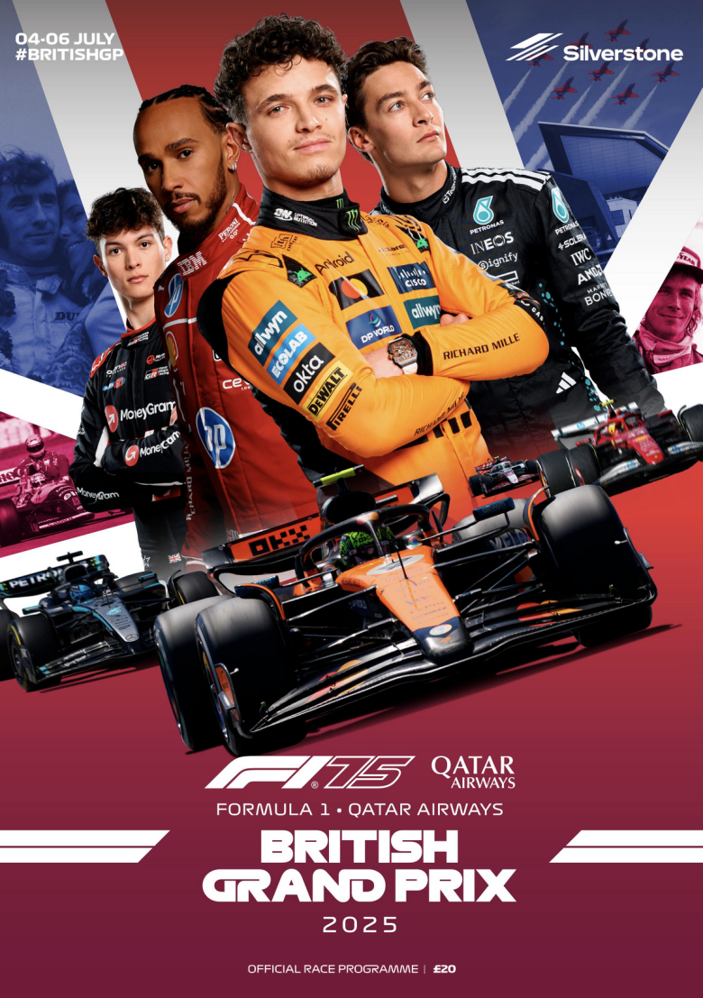F1 Silverstone cover 2025