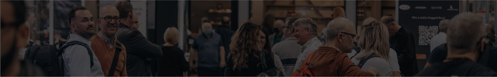 People at an exhibition