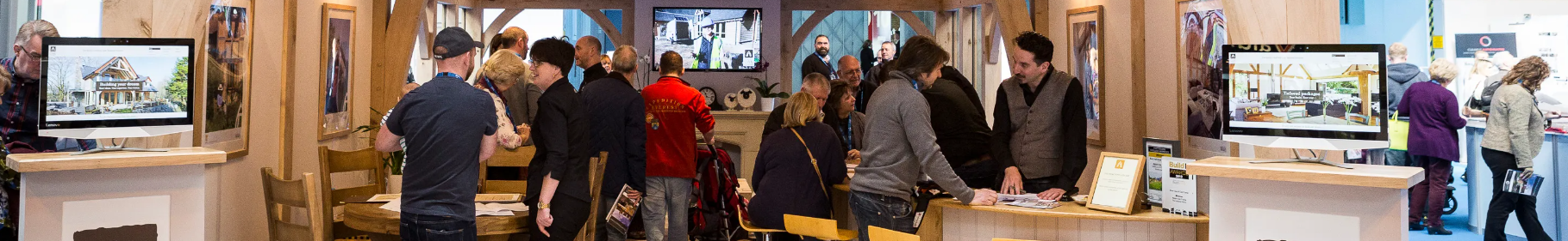 Circulating visitors at Homebuilding & Renovating